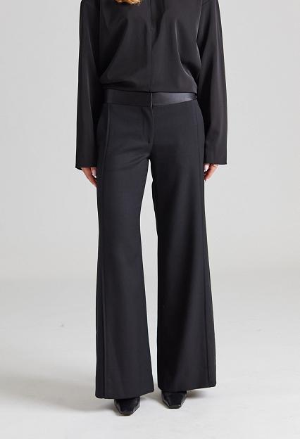 Victoria Beckham Side Panel Trouser Black 